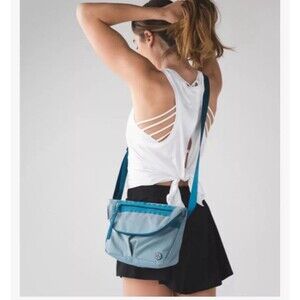 Lululemon Festival Bag II Tofino Teal Adjustable Crossbody Slouch Y2K Hipster